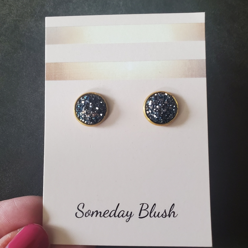 Druzy stone earrings